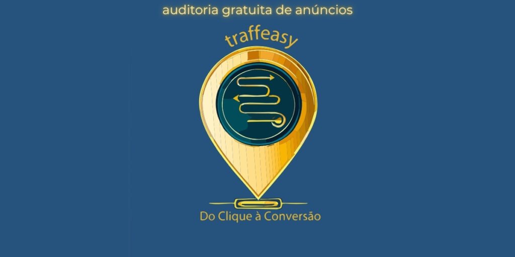 Logo da Traffeasy com frase Auditoria Gratuita de Anúncios e o slogan Do Clique à Conversão.